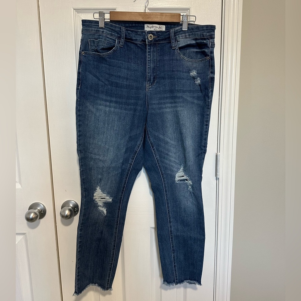 Hydraulic Dark Blue Skinny Jeans